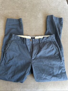 Men's JCrew Blue Flex Pants athletic slim fit 30x30
